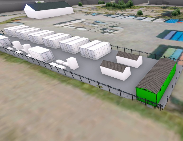 3D visualization of GoodPower 1 project